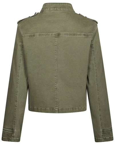 Neo Noir - Sivena Denim Jakke - Army